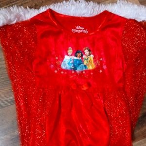 Disney Princess, 5t, Red Pajama Dress